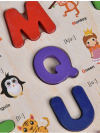 Alphabets Capital Letter Board Letter Puzzles Exercise Number Puzzles for Children - Image 6